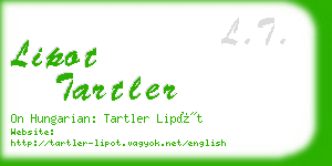 lipot tartler business card